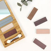 Zao Essence of Nature Refill rectangle Eye shadow - Sunshiny Pink